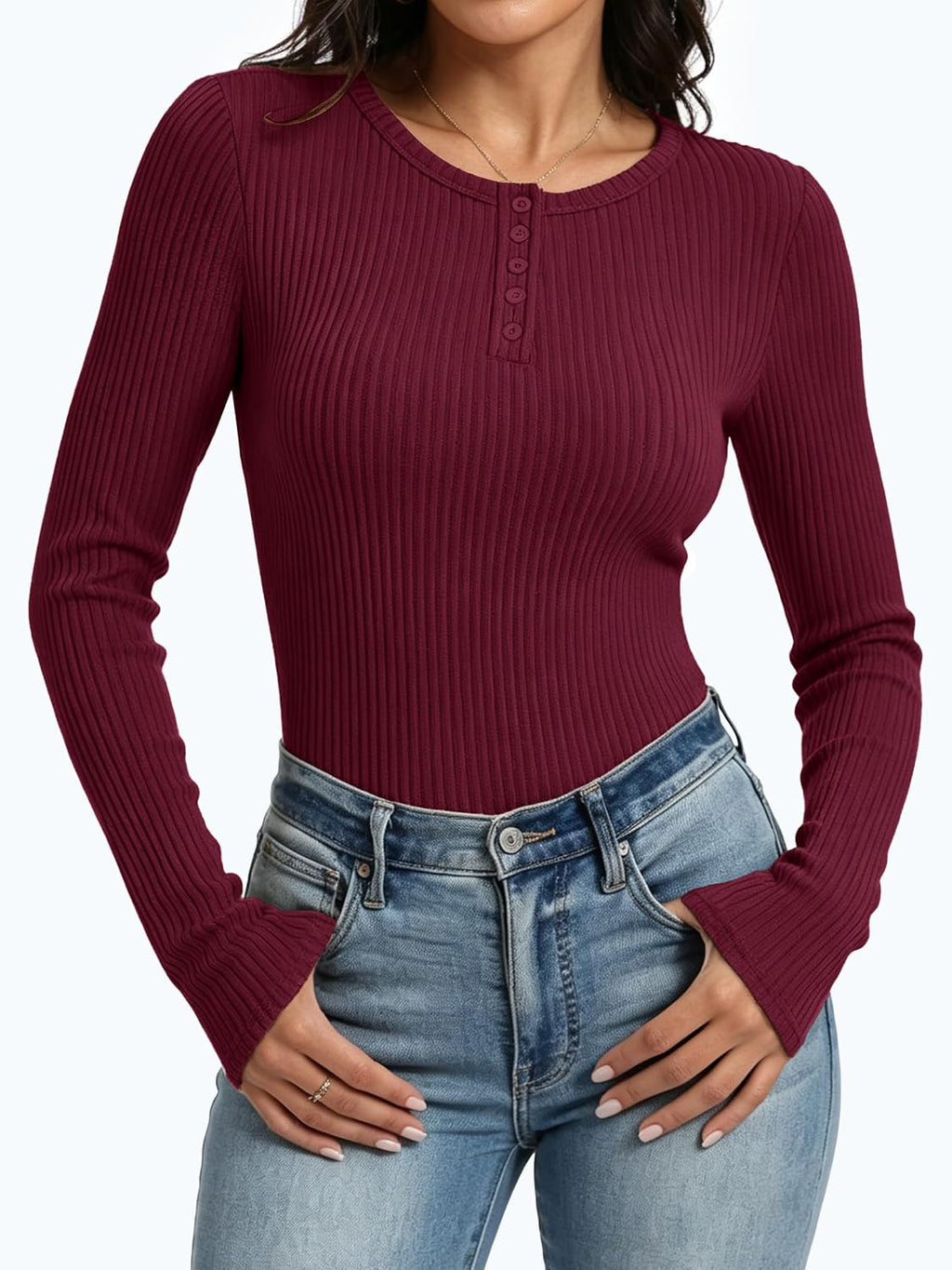 Women's Slim Fitted Tee. Soft Comfy. Business Casual 0ffice Work Outfits. Going Out Daily Wear
