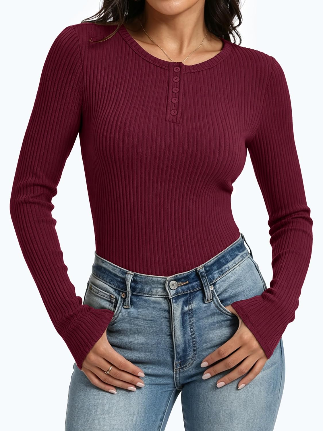 Women's Slim Fitted Tee. Soft Comfy. Business Casual 0ffice Work Outfits. Going Out Daily Wear